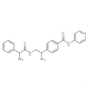 Benzeneacetamide,N-[2-amino-2-[4-[(4-pyridinylamino)carbonyl]phenyl]ethyl]-2-methyl- molecular structure
