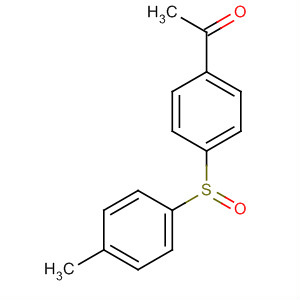 Ethanone, 1-[4-[(4-methylphenyl)sulfinyl]phenyl]- molecular structure