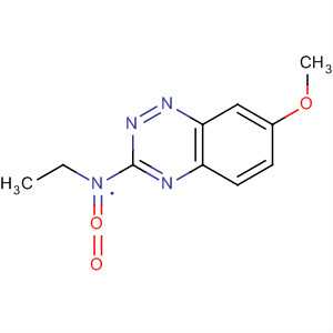 1,2,4-Benzotriazin-3-amine, N-ethyl-7-methoxy-, 1,4-dioxide molecular structure