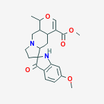 methyl 6-methoxy-1'-methyl-3-oxo-1,3,5',5a',7',8',10',10a'-octahydro-1'H,4a'H-spiro[indole-2,6'-pyrano[3,4-f]indolizine]-4'-carboxylate