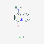 1-Amino-4H-quinolizin-4-one hydrochloride molecular structure