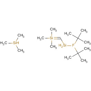 Silane, [[bis(1,1-dimethylethyl)fluorosilyl]methylene]bis[trimethyl- molecular structure