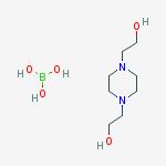 Boric Acid;2-[4-(2-hydroxyethyl)piperazin-1-yl]ethanol molecular structure