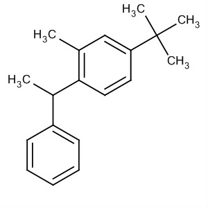 Benzene, 4-(1,1-dimethylethyl)-2-methyl-1-(1-phenylethyl)-