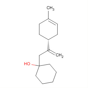 Cyclohexanol, 1-[2-(4-methyl-3-cyclohexen-1-yl)-2-propenyl]-, (R)- molecular structure